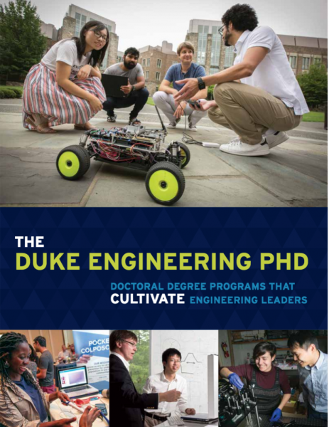 Cover of Duke Engineering PhD Brochure