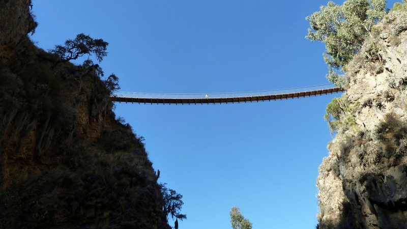 bridge in Bolivia built by DEID