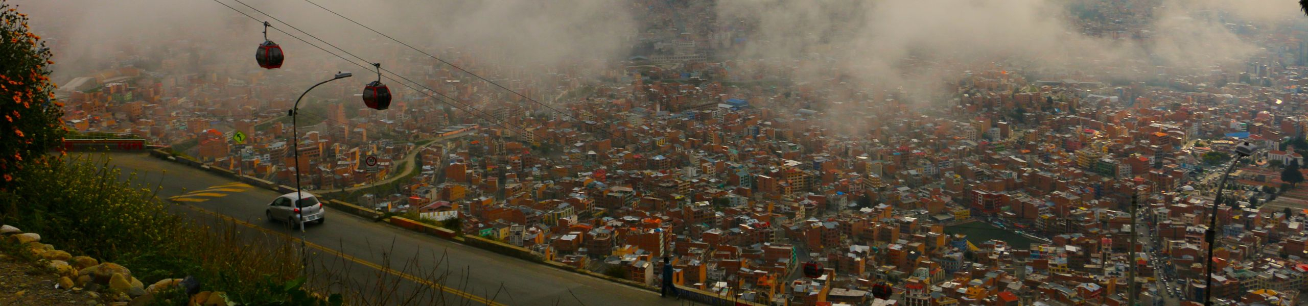 Smoggy photo of Bolivia 